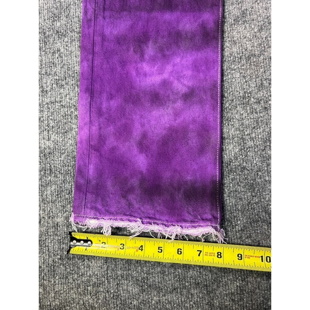 Levi's Men's 501 W30 L32 Purple Overdyed Jeans Y2K Grunge Streetwear Depop Skate - Picture 2 of 15